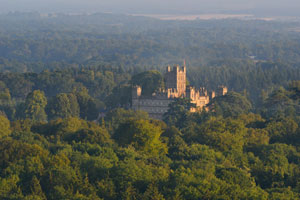 Highclere  Castle from Beacon Hill