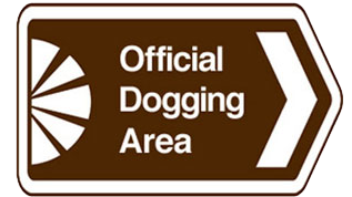 dogging road sign